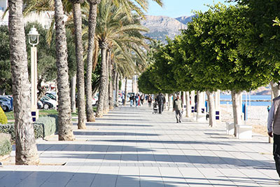 Altea : promenade du bord de mer