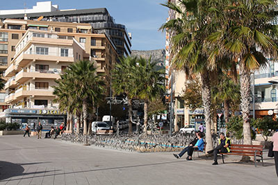 Calpe : promenade du bord de mer