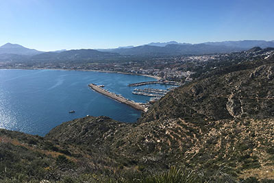 Javea : Vue du Cap San Antonio