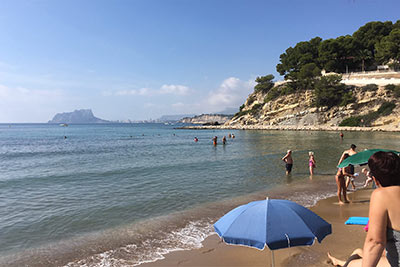 Moraira : la plage d'El Portet